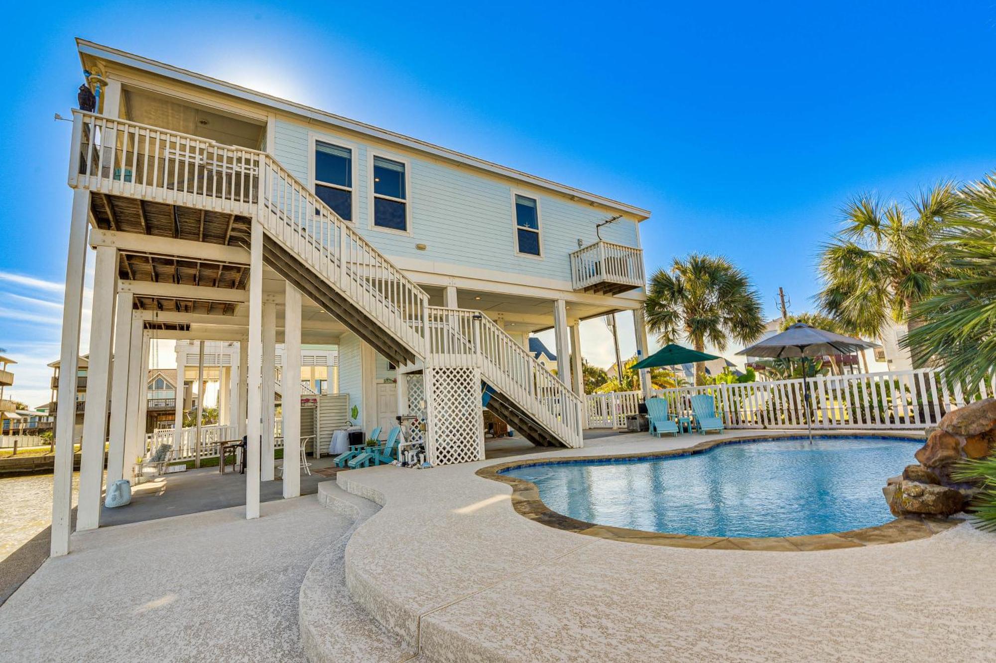 Gorgeous Bay With Private Pool! Galveston