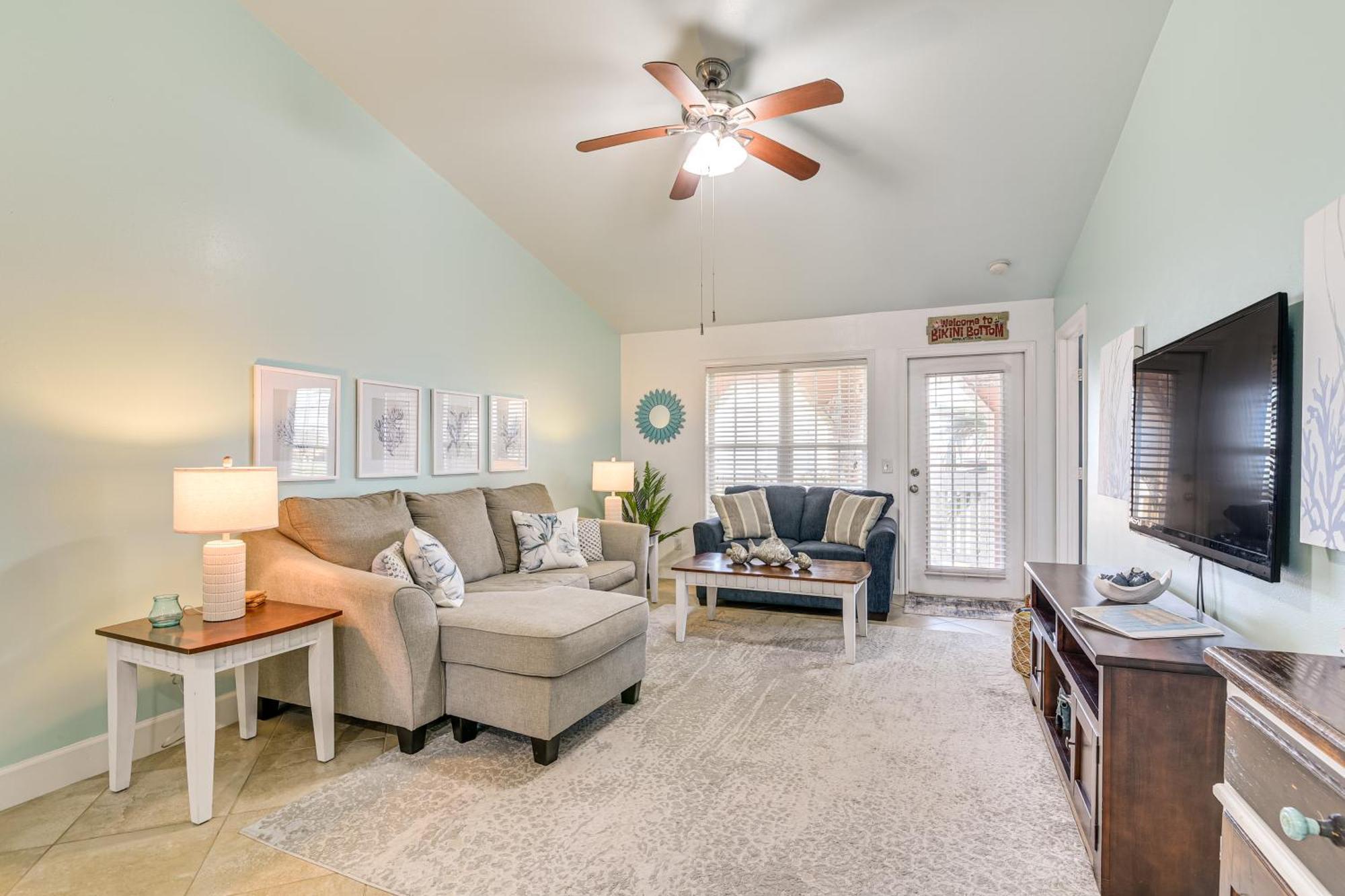 Steps To Ocean-view Condo! Galveston