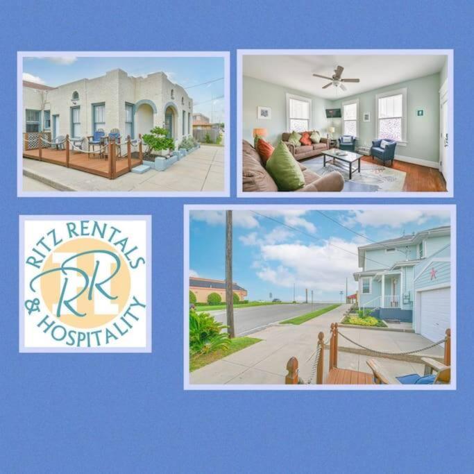 Coastal Blue House With 3 Bedrooms And Just Off The Seawall *